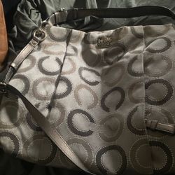 Grey Coach Purse 