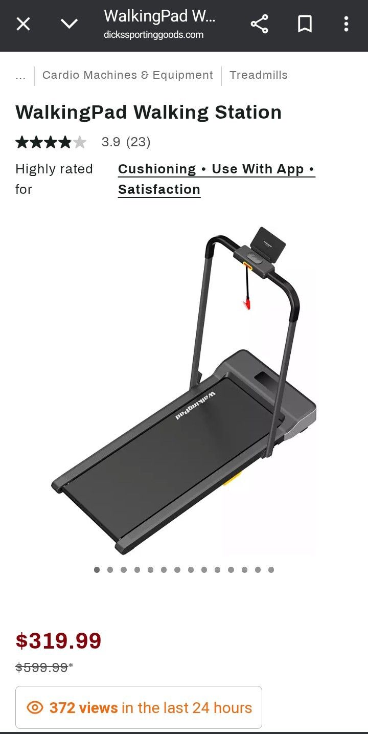 WalkingPad Treadmill Walking Station - Foldable, Quiet, Remote Included - Like New!