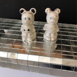 Vintage Mickey Mouse Salt Shakers