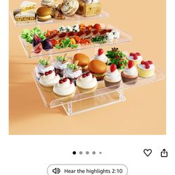 Dessert acrylic stands