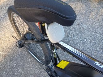 Black Mountain Bike with Disc Brakes