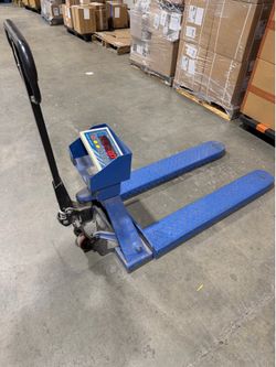 Pallet Jack with Built-In Digital Scale – 6000 lb Capacity