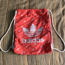Adidas Drawstring Bag (Pink/White)