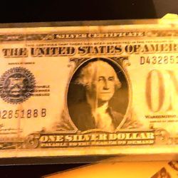 1928 1 Dollar Note,SILVER CERTIFICATE!!