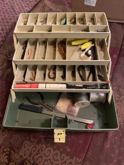 Plano Fishing Tackle Box Comes As Is 