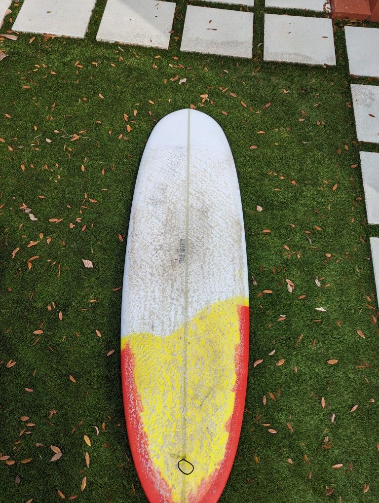 6'10" Custom Midlength Surfboard 