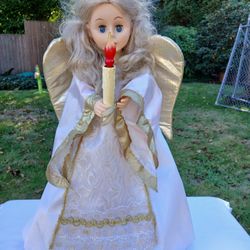 Christmas Trim A Home Motion-ette Animated Angel Doll