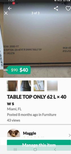 Table Top Only