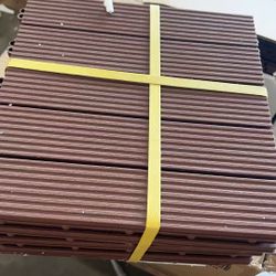 Interlocking Deck Tiles, 27 PCS 12” x 12” Patio Tiles Waterproof plastic  $40