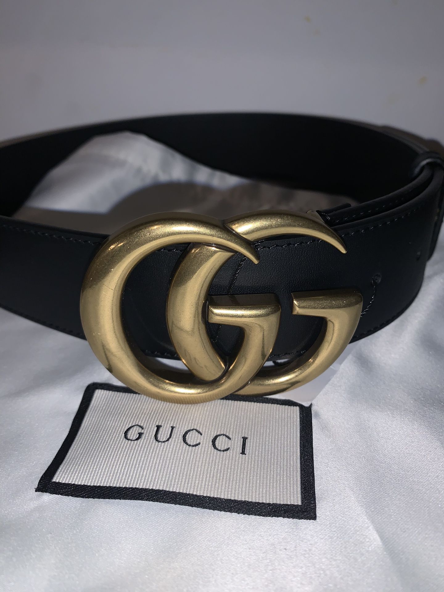 Brand New GUCCI Gold Brass woman’s belt 70cm