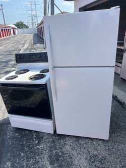 Refrigerator and stove set (electric )
