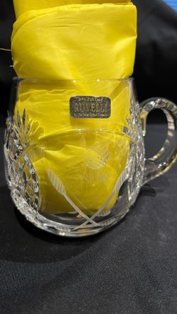 24% Lead Crystal Mug Tanker Rovelli Lg 