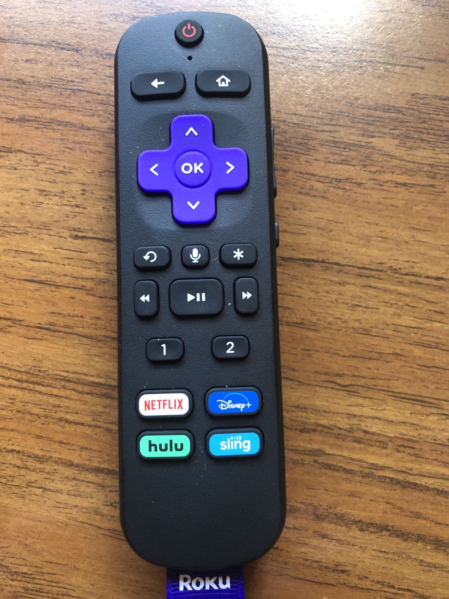 Roku RC-AL9 Remote With Voice Search, Headphone Jack, Programmable 1 & 2 Buttons