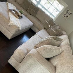 L Shaped Modular Huge Sectional Couch Set With Reversible Cushions Color Options ⭐$39 Down Payment with Financing ⭐ 90 Days same as cash