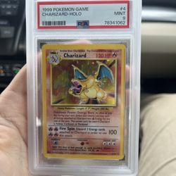 1999 charizard-holo psa 9