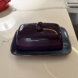 Purple Butter Dish