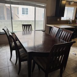 6 Chair dining Room Table Set