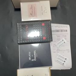 Dior, Chanel, Valentino Perfume Bundle