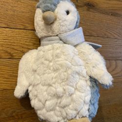 Mary Meyer Putty Stuffed Animal Soft Toy, Iceberg Putty Penguin, 9"