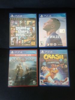 4 Juegos PS4/ 4 PS4 Games