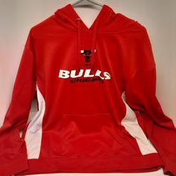 Majestic NBA Chicago Bulls Men's Pull Over Hoodie Jacket Size 2XL