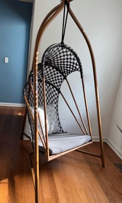 Egg swing chair with stand,outdoor &indoor