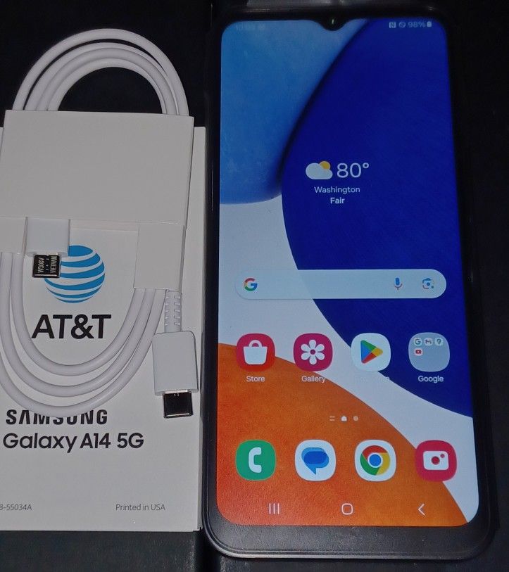 SAMSUNG GALAXY A14 5G 64GB ANDROID NEW IN BOX UNLOCKED FOR T-MOBILE METRO AT&T CRICKET TELCEL MEXICO CLARO MOVISTAR TIGO A15 A13 A23 A32 A50 LYCA MINT