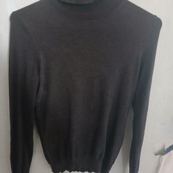 BANANA REPUBLIC BROWN TURTLE NECK SWEATER