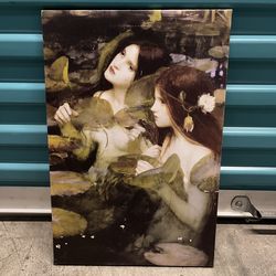 Hylas and the Nymphs 12” X 18”