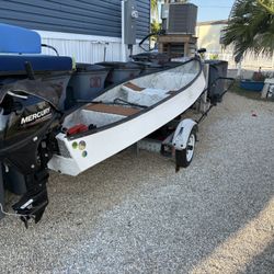 Gheenoe 16 Ft 8HP 4 stroke with under 10 hours