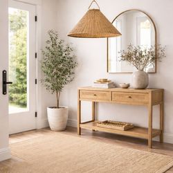 wicker light fixture