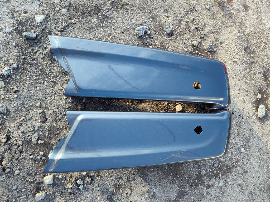 Rear Bumper Corners Left And Right Gray OEM In Color