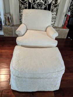 Chair and ottoman