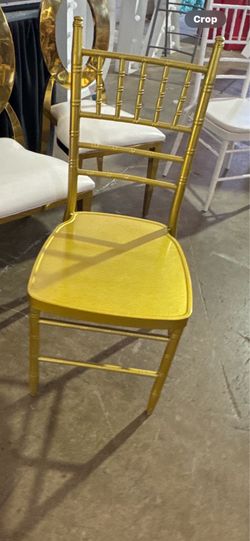 Gold chiavari chairs(finance for $39 down)