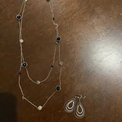 Swarovski Necklace & Earring Set