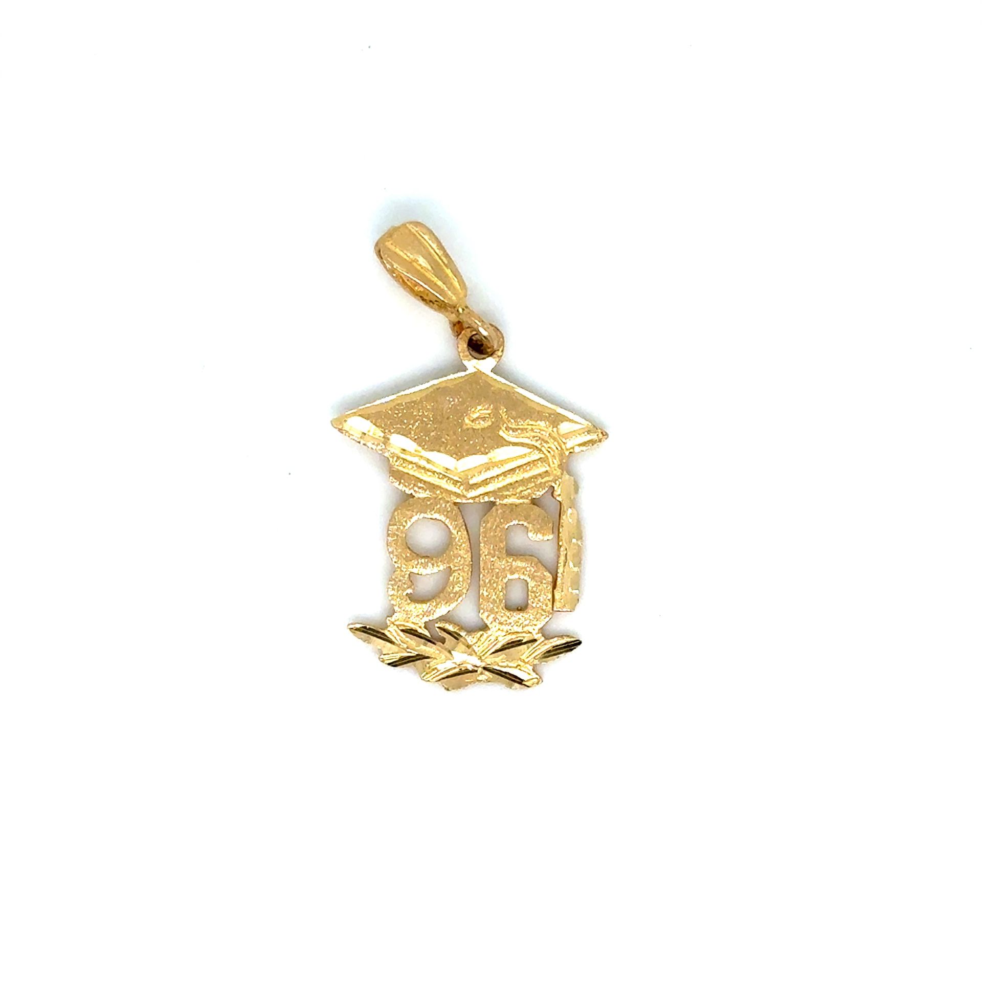 14K Gold ‘96 Graduation Cap Pendant