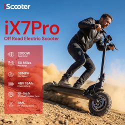 New In Box iScooter iX7 Pro Off-Road Electric Scooter - 2000W Dual Motor