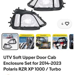 💯 Polaris RZR XP 1000 UTVDoft Upper Door Cab Enclosure Set  2014 To 2023
