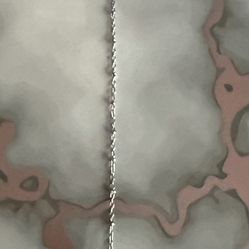 Silver Beaded Necklace        (Sm)