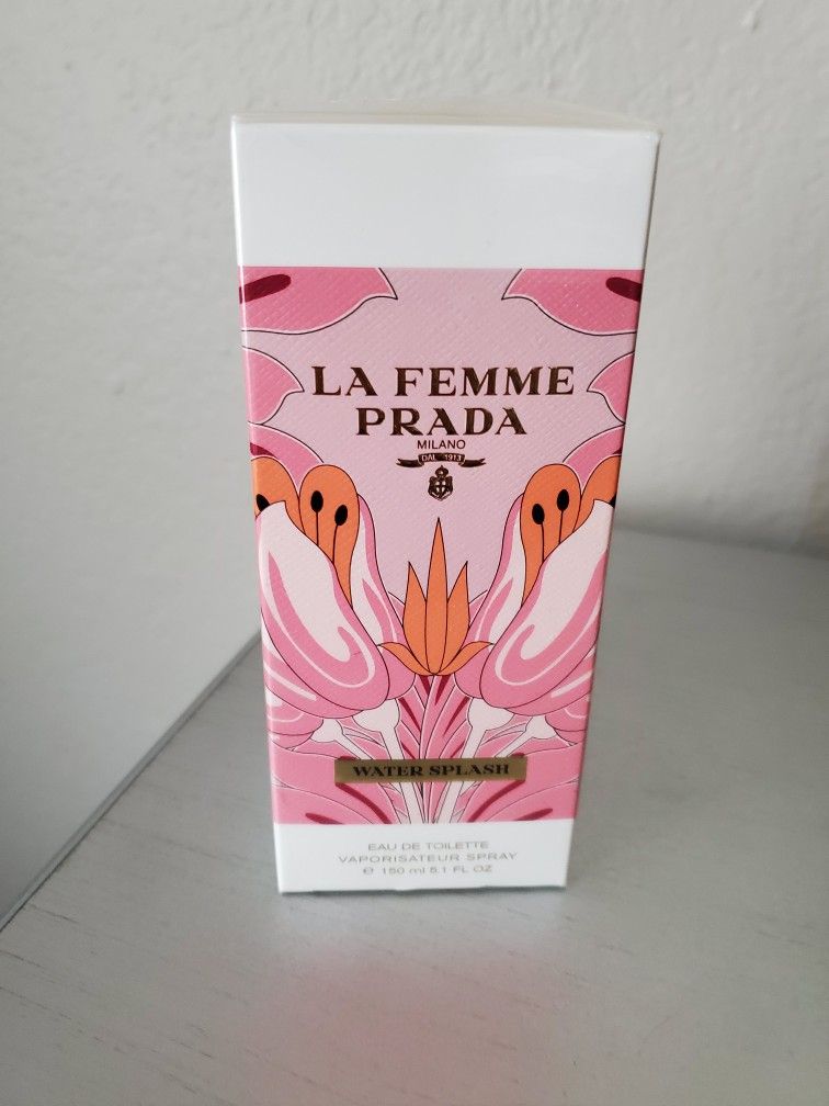 PRADA LE FEMME WATER SPLASH 5.0OZ/150ML, NEW SEALED BOX