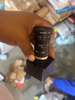 MOKOSE USB Webcam with C-Mount 10-50mm Telephoto Zoom Manual Lens 4K@30fps UVC Camera Free Drive Compatible Windows Mac OS X Linux