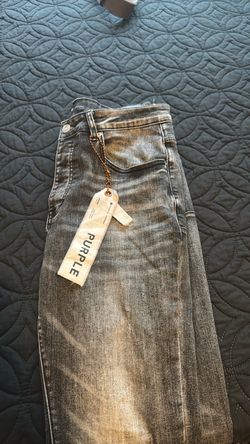 Purple jeans