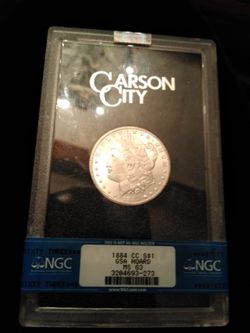 1384 Carson City graded Ms 63