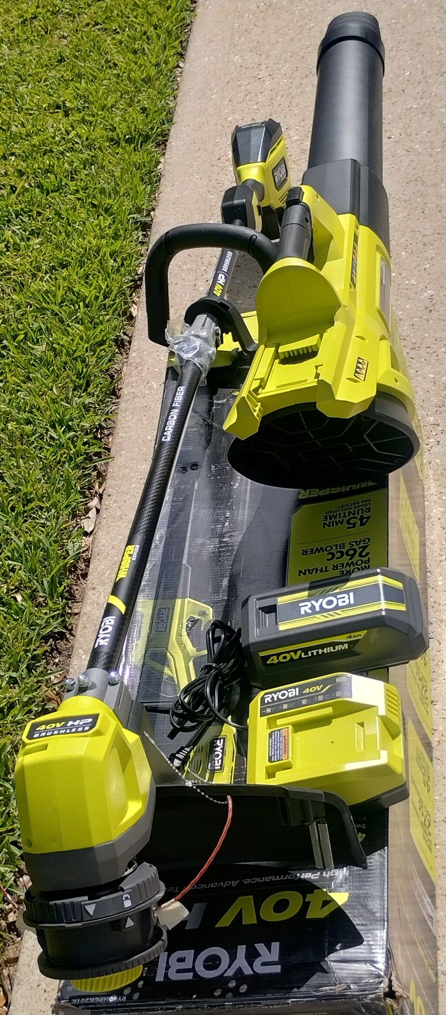 New RYOBI 40V HP Brushless 650 CFM 160 MPH Cordless Leaf