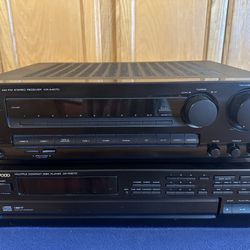 Kenwood AM/FM Stereo Receiver KR-A4070 & Kenwood Multiple Compact Disc Player DP-R3070