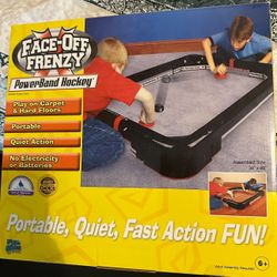 Face Off Frenzy PowerBand Air Hockey Tabletop Game / Kids / Toy