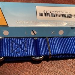 Pet Country Large Blue Dog Collar