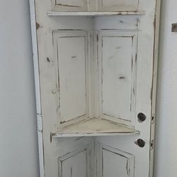 Farmhouse Corner Shelf 