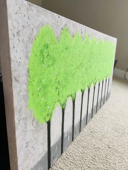 Serenity- Hand Painted Acrylic On Textured Canvas 