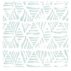 Peel and Stick Wallpaper Modern Geometric Wallpaper 17.3" x 78.7" Green and White Contact Paper Boho Striped Self Adhesive Removable Wall Paper for Be